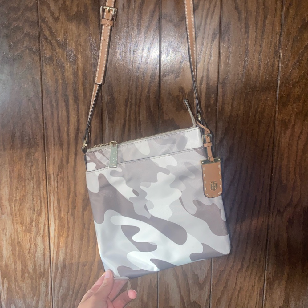 Tommy Hilfiger Julia Camo Nylon Crossbody
